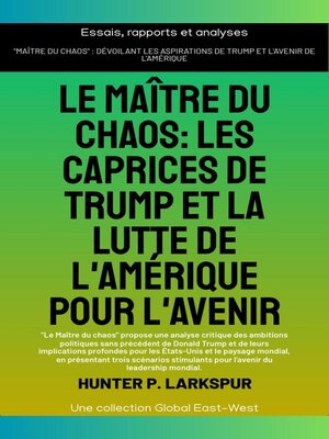 cover image of Le maître du chaos